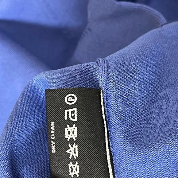 CARLISLE Blue Top with Scalloped Hem‎ M - Picture 5 of 6